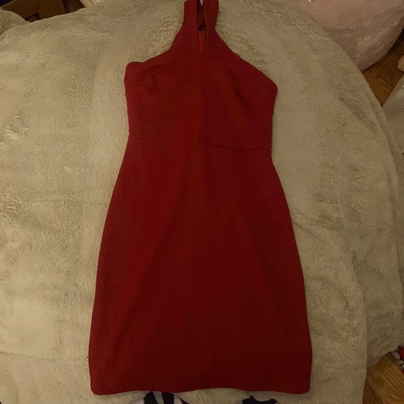 LULUS: RED MINI DRESS - Picture 2 of 4